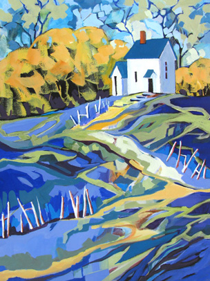"Seclusion" painting by Carolee Clark