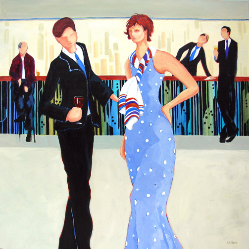 She's the One - acrylic painting by Carolee Clark