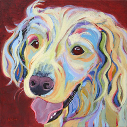 "Plays Well With Others" painting by Carolee Clark