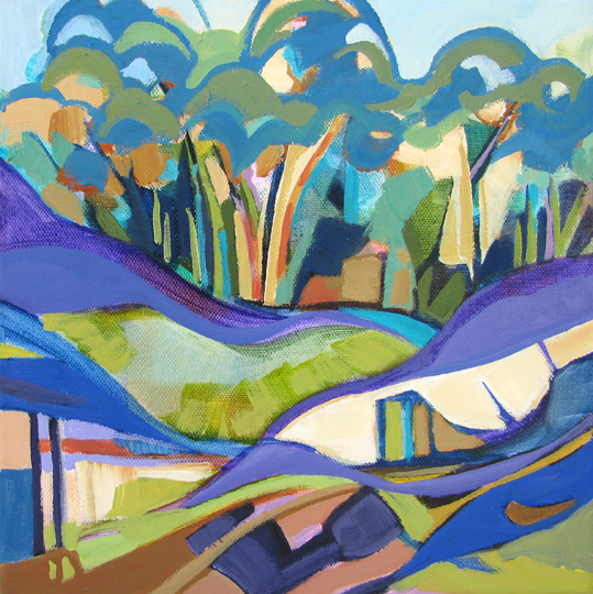 Botkin Hill - painting by Carolee Clark